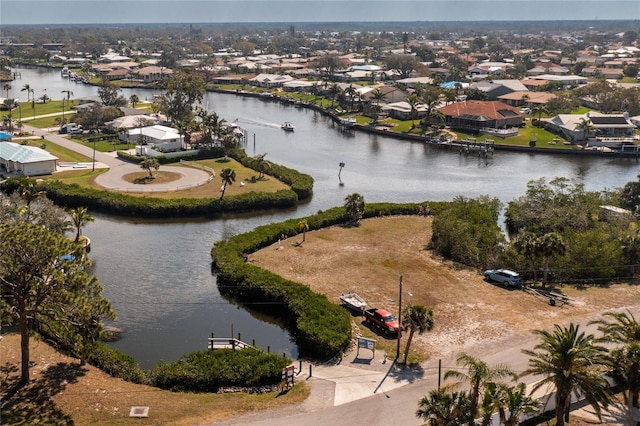 1337 Le Pera Rd, Englewood, FL 34223 - aerial perspective of suburban area with a large body of water