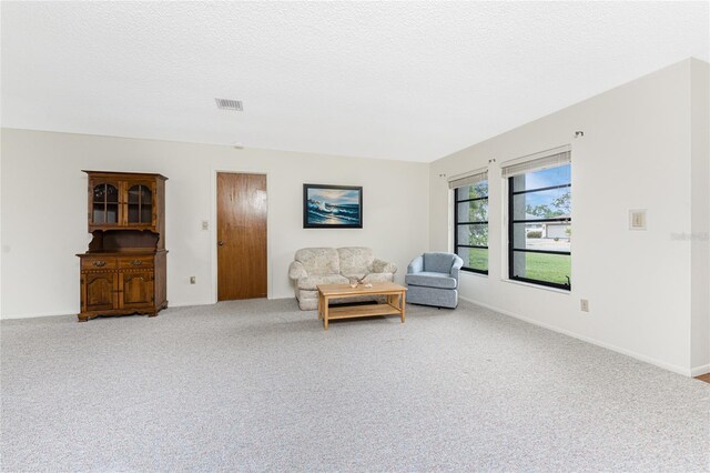 1337 Le Pera Rd, Englewood, FL 34223 - sitting room with light colored carpet and a textured ceiling