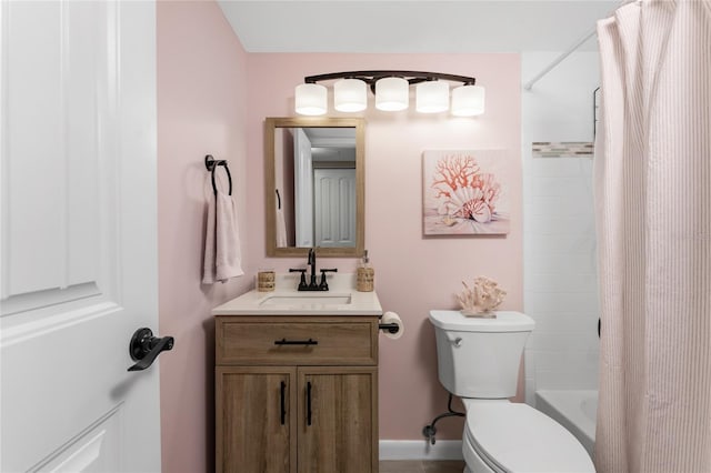 1591 Beach Rd Unit 402, Englewood, FL 34223 - bathroom featuring vanity and shower / tub combo with curtain