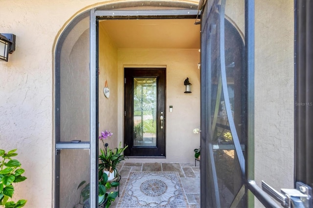 1040 Caples St, Englewood, FL 34223 - entrance to property with stucco siding