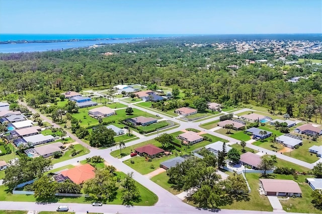 1040 Caples St, Englewood, FL 34223 - aerial view of residential area featuring a nearby body of water