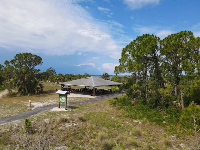 1040 Caples St, Englewood, FL 34223 - view of yard with a gazebo
