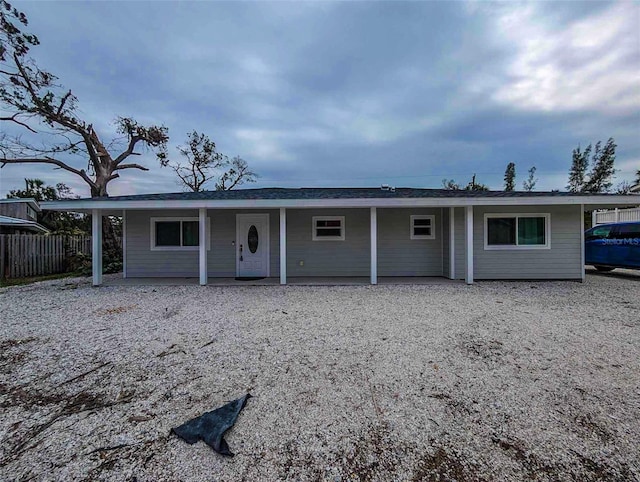 608 Saint Judes Dr, Longboat Key, FL 34228 - view of front of house with covered porch