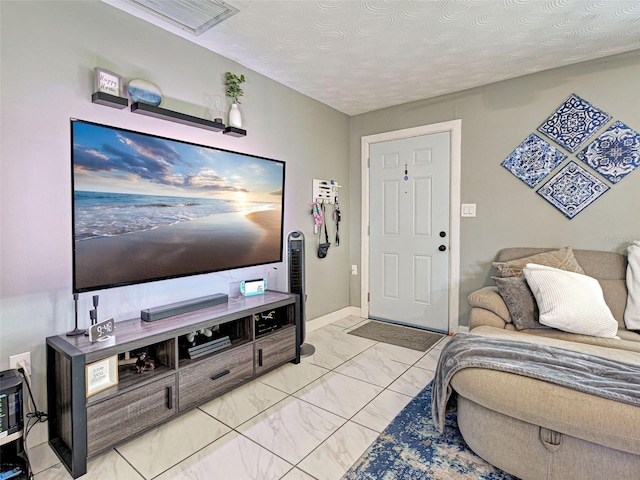 21519 Fairway Ave, Port Charlotte, FL 33952 - living room with light marble finish floors