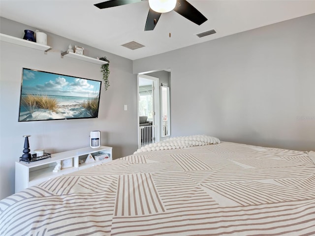 21519 Fairway Ave, Port Charlotte, FL 33952 - bedroom with a ceiling fan