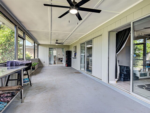 21519 Fairway Ave, Port Charlotte, FL 33952 - sunroom with ceiling fan