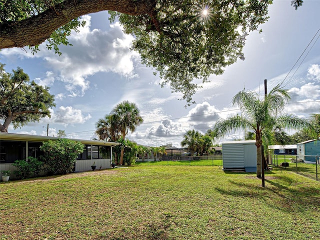 21519 Fairway Ave, Port Charlotte, FL 33952 - view of yard featuring a sunroom