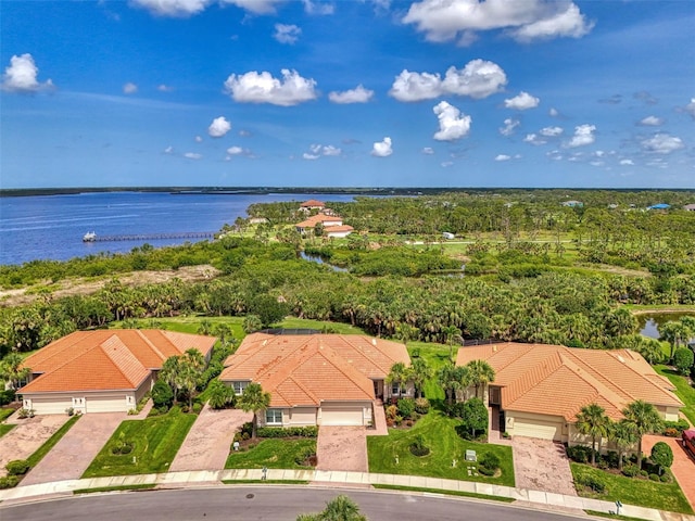 13051 Creekside Ln, Port Charlotte, FL 33953 - aerial view of property and surrounding area featuring a nearby body of water