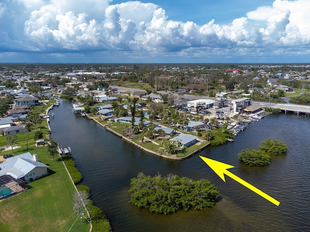 1790 Manor Rd, Englewood, FL 34223 - aerial view of residential area with a nearby body of water