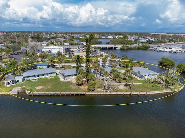 1790 Manor Rd, Englewood, FL 34223 - bird's eye view of a nearby body of water