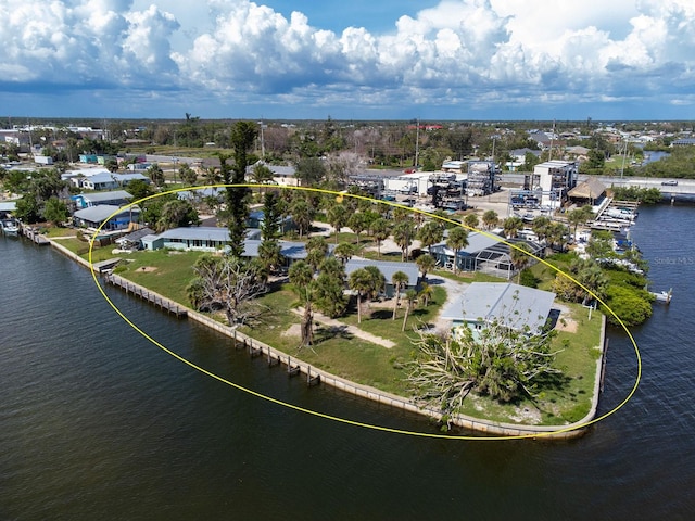 1790 Manor Rd, Englewood, FL 34223 - bird's eye view of a nearby body of water