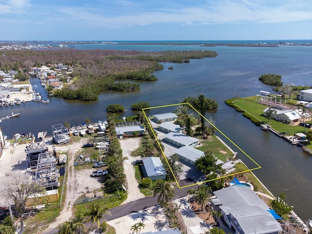1790 Manor Rd, Englewood, FL 34223 - aerial view of residential area with a nearby body of water