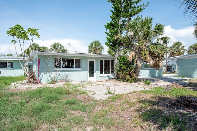 1790 Manor Rd, Englewood, FL 34223 - view of front of house featuring concrete block siding