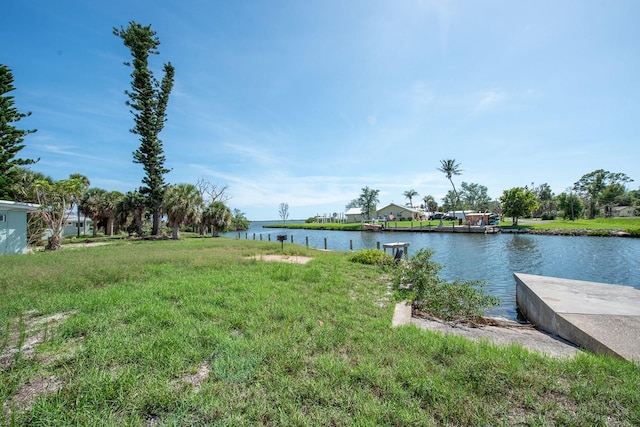 1790 Manor Rd, Englewood, FL 34223 - view of yard with a water view