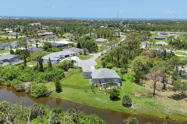 124 Cutlass Dr, Rotonda West, FL 33947 - bird's eye view of a large body of water