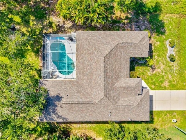 23 Pine Valley Ct, Rotonda West, FL 33947 - aerial view of property and surrounding area featuring a pool area