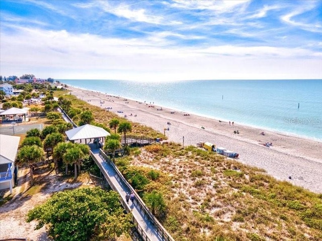 23 Pine Valley Ct, Rotonda West, FL 33947 - water view with local beach and a gazebo
