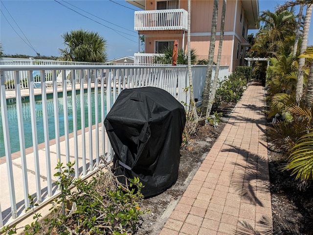 2373 N Beach Rd Unit 1C, Englewood, FL 34223 - view of patio / terrace with a grill