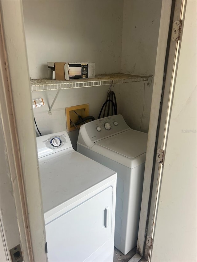 11216 Kimberly Ave Unit A & B, Englewood, FL 34224 - laundry area with separate washer and dryer