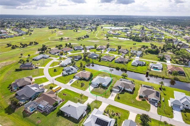 15 Bunker Pl, Rotonda West, FL 33947 - aerial view of residential area with a large body of water and a golf course