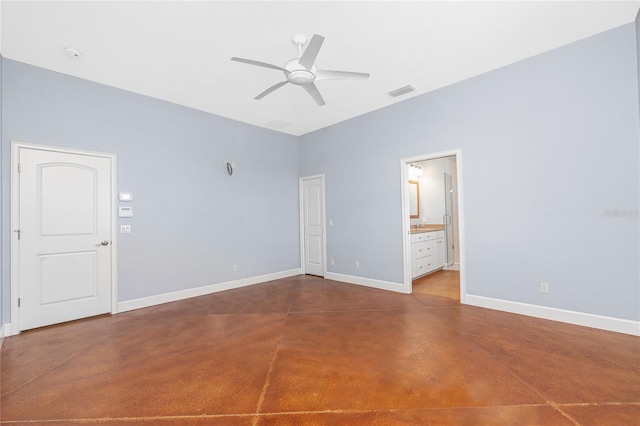 1930 Massachusetts Ave, Englewood, FL 34224 - empty room featuring concrete flooring and a ceiling fan