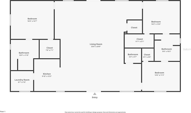 1930 Massachusetts Ave, Englewood, FL 34224 - view of floor plan / room layout
