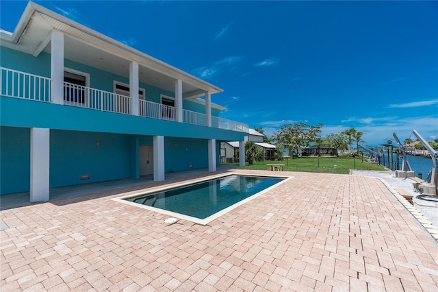 1930 Massachusetts Ave, Englewood, FL 34224 - swimming pool with a patio and a yard