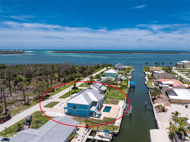 1930 Massachusetts Ave, Englewood, FL 34224 - aerial perspective of suburban area featuring a nearby body of water