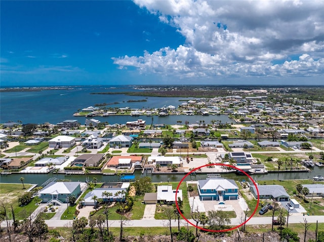 1930 Massachusetts Ave, Englewood, FL 34224 - aerial view of residential area featuring a large body of water