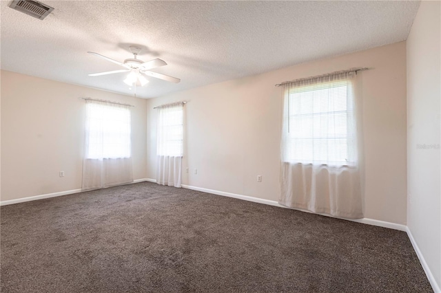 3085 Crowder St, Punta Gorda, FL 33980 - carpeted empty room featuring ceiling fan and a textured ceiling