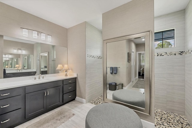 1269 N Lavina St, North Port, FL 34286 - full bath with vanity and a walk in shower