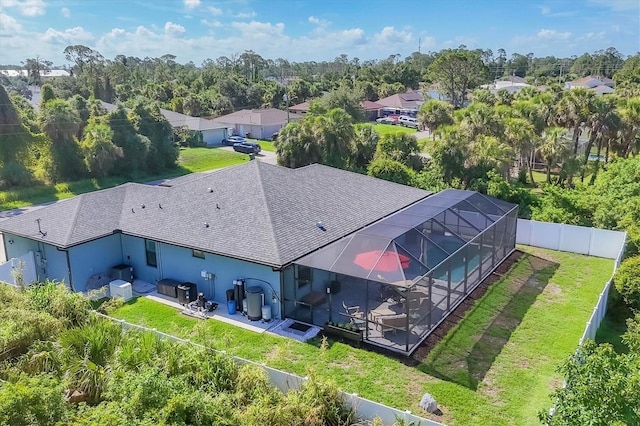 1269 N Lavina St, North Port, FL 34286 - view from above of property featuring a tree filled landscape