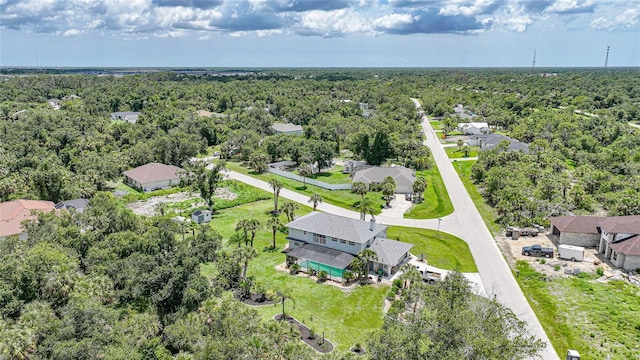 196 Lecturn St, Port Charlotte, FL 33954 - aerial view of residential area with a forest