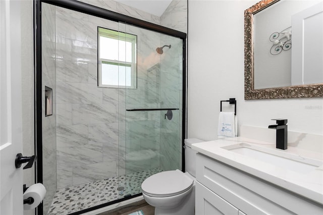 1119 Boundary Blvd, Rotonda West, FL 33947 - full bathroom with vanity and a shower stall