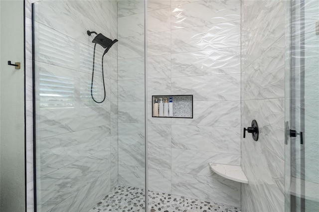 1119 Boundary Blvd, Rotonda West, FL 33947 - bathroom with a shower stall