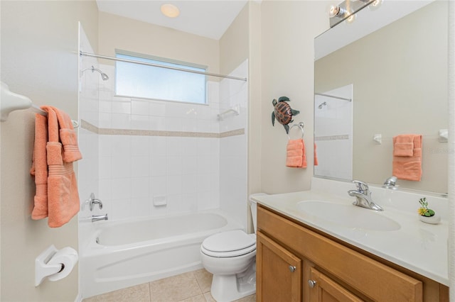 117 Abercrombie Ave, Englewood, FL 34223 - full bathroom with vanity, shower / tub combination, and tile patterned flooring