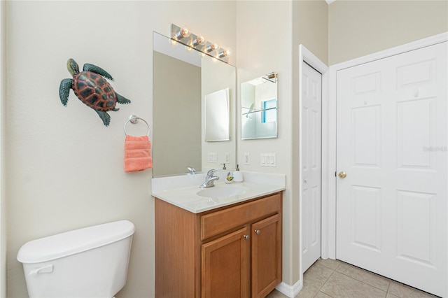 117 Abercrombie Ave, Englewood, FL 34223 - bathroom with vanity and tile patterned flooring