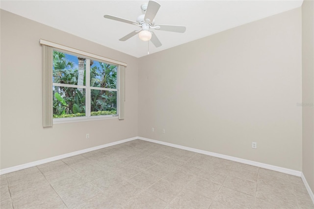 117 Abercrombie Ave, Englewood, FL 34223 - empty room featuring baseboards and a ceiling fan