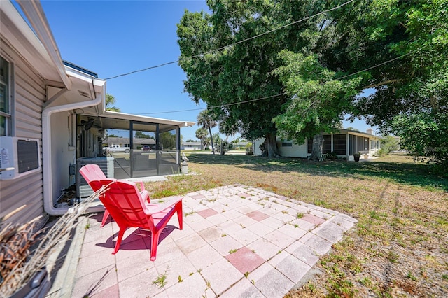 1730 Bluebird Ln, Englewood, FL 34224 - view of patio / terrace featuring a sunroom