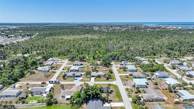 1730 Bluebird Ln, Englewood, FL 34224 - aerial view of residential area with a forest and a nearby body of water