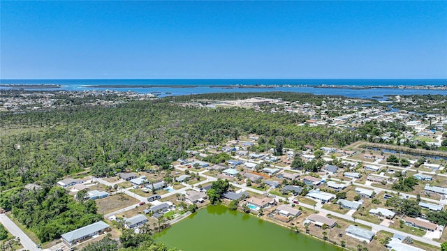 1730 Bluebird Ln, Englewood, FL 34224 - aerial overview of property's location with a large body of water and nearby suburban area