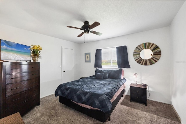 727 Rotonda Cir, Rotonda West, FL 33947 - carpeted bedroom with a ceiling fan and baseboards