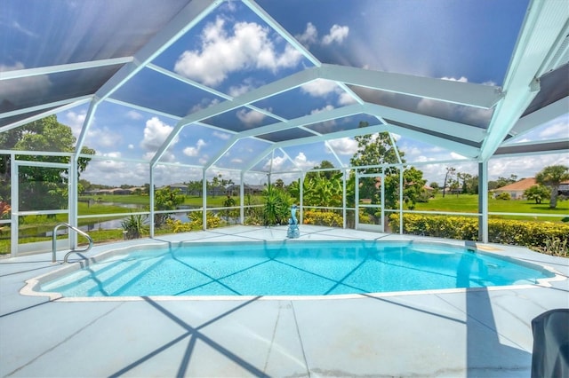 727 Rotonda Cir, Rotonda West, FL 33947 - swimming pool featuring a patio area and a lanai