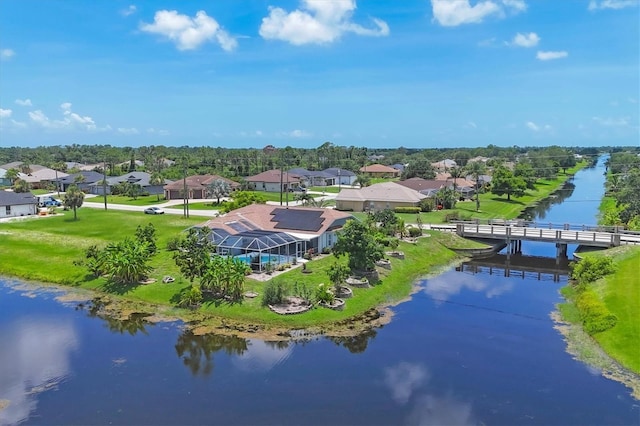 727 Rotonda Cir, Rotonda West, FL 33947 - aerial view of residential area featuring a large body of water