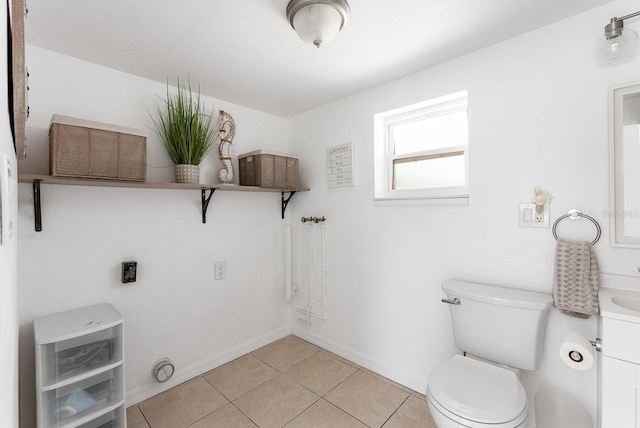 1060 Haste Ln, Englewood, FL 34223 - bathroom featuring vanity and tile patterned floors