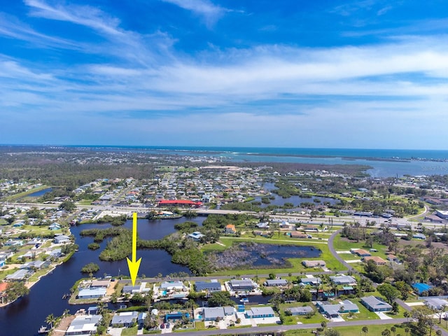 1060 Haste Ln, Englewood, FL 34223 - view of property location featuring a large body of water and nearby suburban area