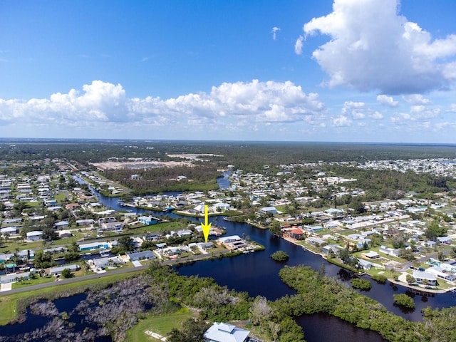 1060 Haste Ln, Englewood, FL 34223 - aerial view of residential area with a large body of water