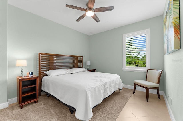 10029 Boylston St, Port Charlotte, FL 33981 - bedroom featuring baseboards and ceiling fan