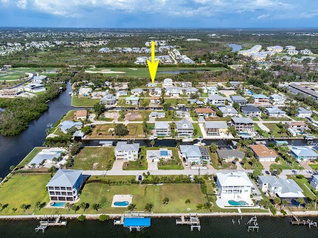 10452 Raymond St, Englewood, FL 34224 - view of property location with a large body of water and nearby suburban area