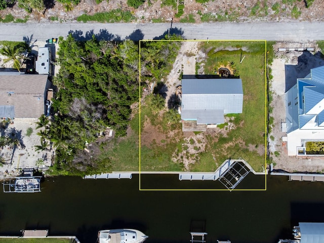 10452 Raymond St, Englewood, FL 34224 - view of property location featuring property parcel outlined and a large body of water